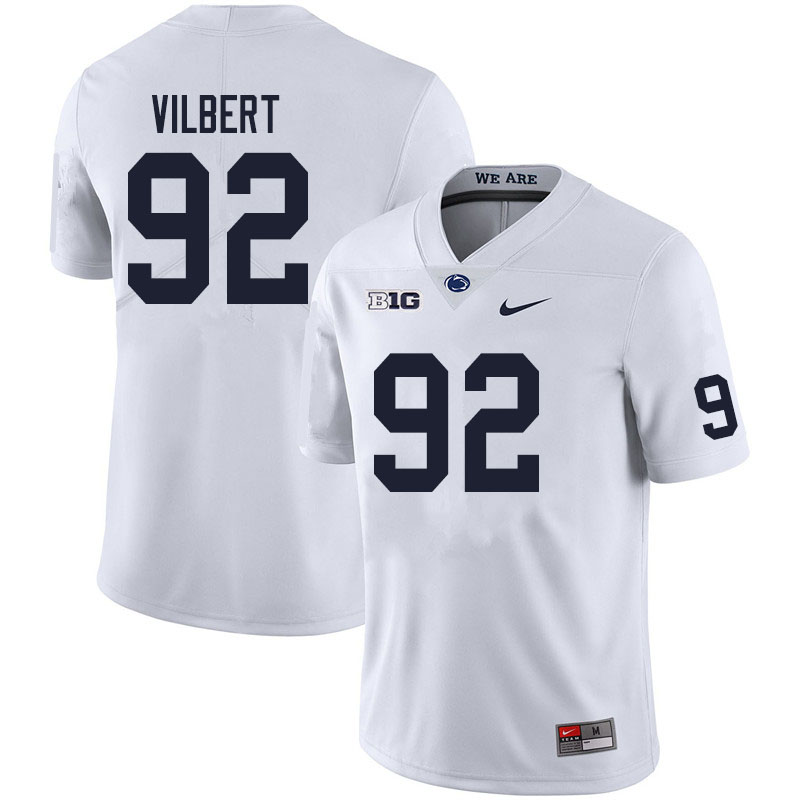 Men #92 Smith Vilbert Penn State Nittany Lions College Football Jerseys Sale-White - Click Image to Close